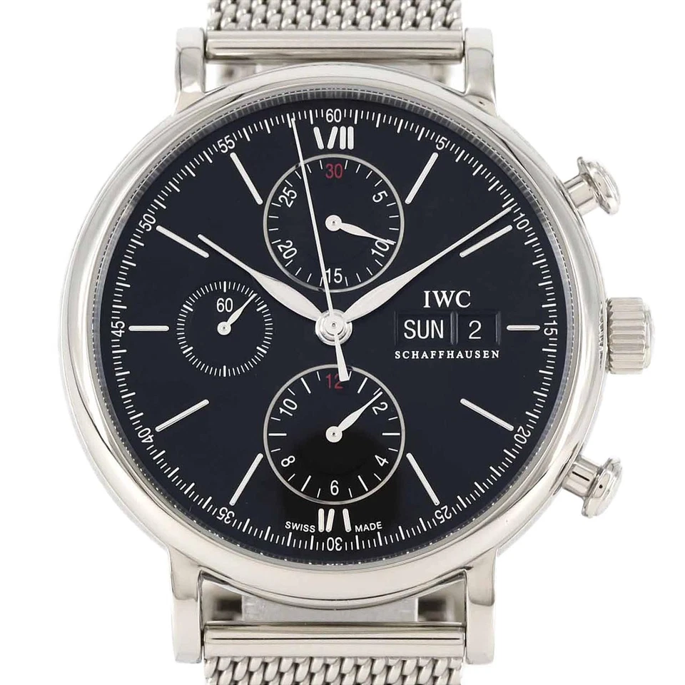 Authentic IWC Portofino Chronograph IW391010 SS Automatic  #260-006-141-3993 - Image 1 of 4