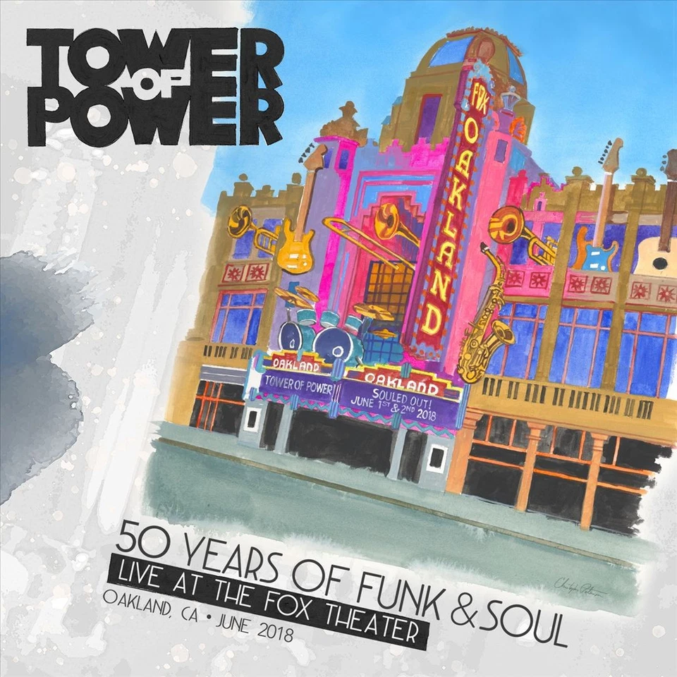 TOWER OF POWER 50 YEARS OF FUNK & SOUL: LIVE AT THE FOX THEATER NEW LP - Image 1 of 1