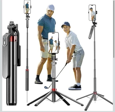 Bluehorn Todo en Uno Portátil 40 Pulgadas Aleación de Aluminio Selfie Stick, Trípode Teléfono Foto 1 de 4