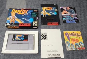 Star Fox (Super Nintendo, 1993) CIB-Authentic- Tested w/ Inserts & Manual+Poster - Picture 1 of 10