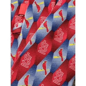 St. Louis Cardinals MLB Baseball Sports Tie Eagles Wings 100% Silk - Picture 1 of 4