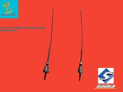 solido lot de 2 antennes de chars - Immagine 1 di 4