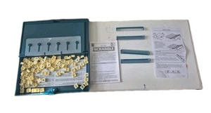 Travel Scrabble Board Game Mattel Hard Plastic Case Complete 1997 - Picture 1 of 20