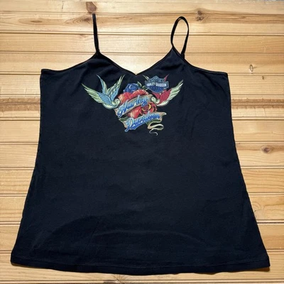 Мотоциклетная майка Harley-David Horny Toad Temple Texas Swallow Heart камзол - 2 шт. - Изображение 1 из 4