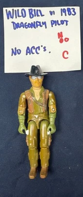 Wild Bill v1 1983 vintage G.I. Sombrero negro GI Joe 3,75 ARAH 100 % completo Foto 1 de 2