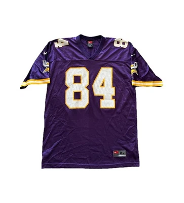 Camiseta Nike Vintage Años 90 Randy Moss #84 Minnesota Vikings Juvenil Talla XL Púrpura Foto 1 de 4