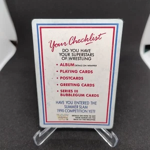 DIRECTORY / CHECKLIST WWF Superstars of Wrestling card Market Scene MSL Series 3 - Picture 1 of 2
