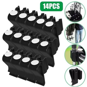 14x Kunststoff Golfschläger Organizer Clip Putter Tasche Halter Eisen Driver Schutz Set - Bild 1 von 4