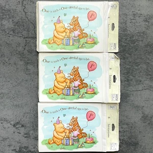 24pc Classic Winnie The Pooh A First Birthday Party Invitations Vintage Hallmark - Picture 1 of 3