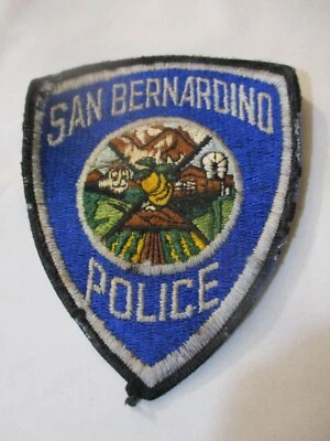  老式加州圣贝纳迪诺警察肩贴 — 第 1/2 张图片