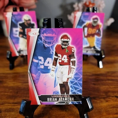 2022 SAGE HIGH SERIES FOOTBALL Brian Asamdah rookie card #183 🔥 RC  - Image 1 of 4