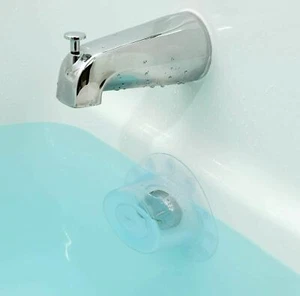 SlipX Solutions Bottomless Bath Overflow Drain Cover 4" Diameter - Picture 1 of 3