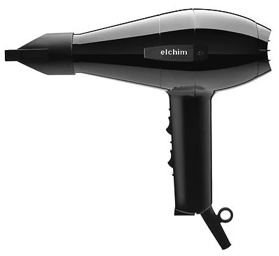 Elchim 2001 Professional Salon Italian Hair Dryer BLACK - High Pressure 1875 - Image 1 of 2