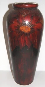 Large Antique Deco Era Australian Pokerwork Vase c.1920s-30s - Picture 1 of 11