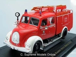 MAGIRUS-DEUTZ WHITE/RED FIRE ENGINE 1/43RD SCALE FEUERWEHR VERSION PKD R0154X{:} - Picture 1 of 6