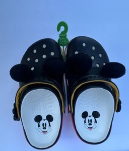 Mickey Mouse Crocs Classic Clogs J1 New! - Picture 1 of 5