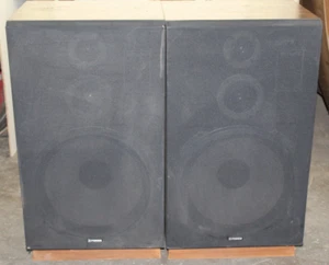 Vintage Fisher ST-830 Floor Speakers 15" Woofers - Picture 1 of 2
