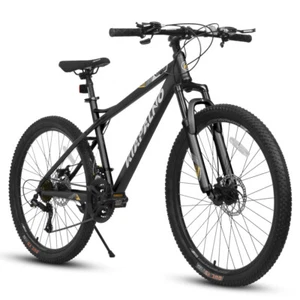 26 Inch Mountain Bike 21 Speed Adult Bicycle with High-Carbon Steel Frame Bike - Picture 1 of 10