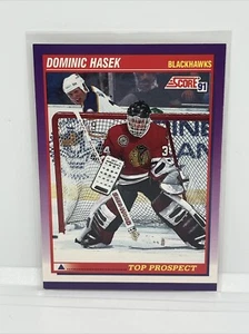 Chicago Blackhawks - Dominik Hasek - Score 1991 - Top Prospect Viola - #316 - Foto 1 di 2