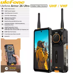 Teléfono resistente Ulefone 5G Android DMR UHF VHF Radio PTT Walkie Talkie Impermeable - Imagen 1 de 17