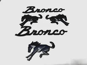 5PCS Tailgate Fender Classic Emblem Badge for 2021 2022 2023 Ford Bronco SET - Foto 1 di 7