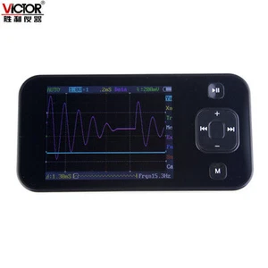 Mini-Oszilloskop 200 KHz 1 MSa/s 4096 Punkte Speichertiefe 2,8"" TFT LCD SD-Karte - Bild 1 von 4