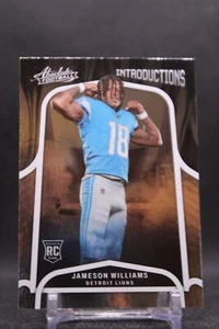 Jameson Williams #INT-7 2022 Panini Absolute Introductions Detroit Lions - Picture 1 of 2