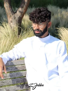 Herren Jungen Thobe Jubba Madrassa Moschee Designer arabisch islamisch WEISS Hadsch Umrah UK - Bild 1 von 5