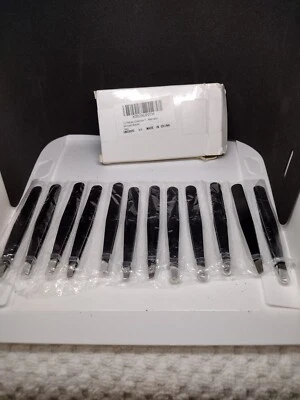 Eyebrow Tweezers /12 Pieces/ Steel, Pointed & Slant Tip for Men and Women - Image 1 of 4