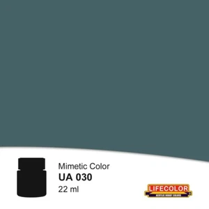 LIFECOLOR ACRYLIC COLOR UA030 - DARK GREY - 22ml - Picture 1 of 1