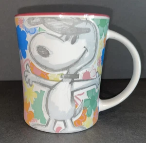 Peanuts Snoopy Mug Sketch Collection Gibson Multi Color Coffee Mug Tea Cup - Picture 1 of 6