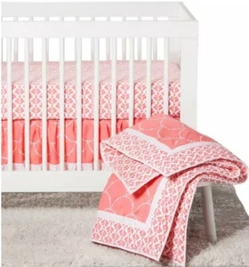 Trend Lab 3pc Crib Bedding Set - Shell - Picture 1 of 4