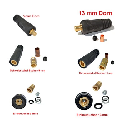  Kabelstecker Kabelbuchse Einbaubuchse 10-70mm² für Stecker Dorn 9-13 mm - Bild 1 von 4
