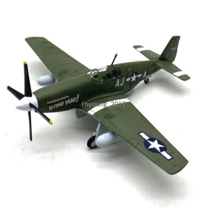 1:72 Scale 1941 WWII P-51B Mustang Fighter Aircraft Plane Diecast Military Model - Picture 1 of 16
