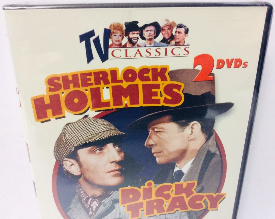 TV Classics “Sherlock Holmes & Dick Tracy” 2-Disc DVD 📀 Set - NEW Sealed - Image 1 of 4