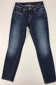 Jeans ARGENTO ragazzo gamba slim vita media indaco denim donna 24x29 indie costiero - Foto 1 di 14