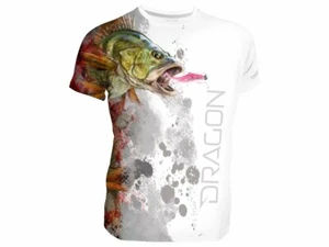 Dragon Breathable T-shirt Perch White M-XXL Modern cut - Photo 1/1