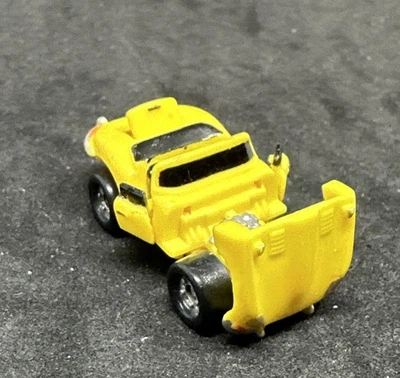 Micro Machines Deluxe Jaguar XKE Convertible Yellow 1988 Galoob All Doors Open! - Image 1 of 4