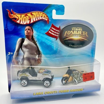 Hot Wheels Lara Croft Tomb Raider Jeep and Motorcycle - Image 1 of 4