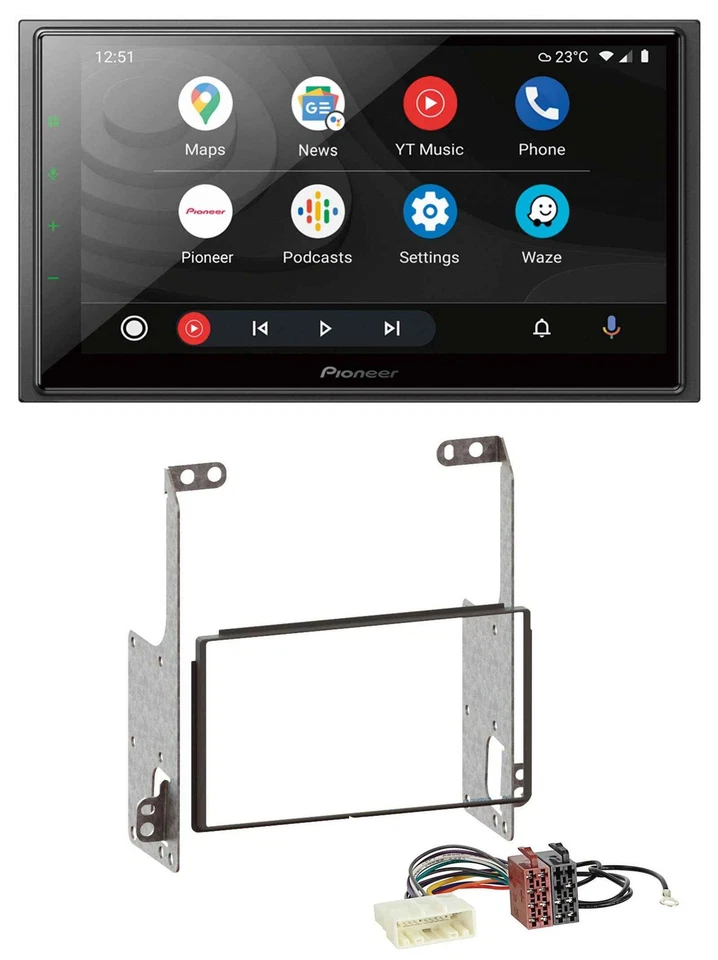 Pioneer USB 2DIN DAB MP3 Bluetooth Autoradio für Nissan X-Trail 2007-2014 - Bild 1 von 4