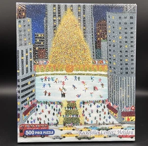 Rockefeller Center Holiday Jigsaw Puzzle by Briarpatch NEW SEALED 14x18 USA Made - Picture 1 of 6