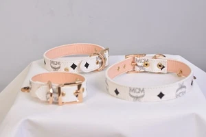 Collare gatto cani piccoli Mcm cat dog collier de chien con guinzaglio - Foto 1 di 4