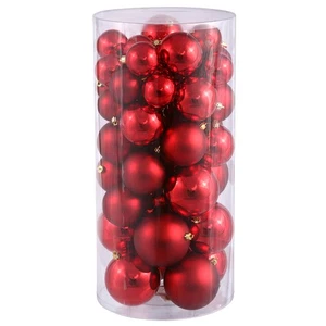 Vickerman 2,4"-3"-4" Palline rosse lucide/opache 50/scatola - N112403A - Foto 1 di 1