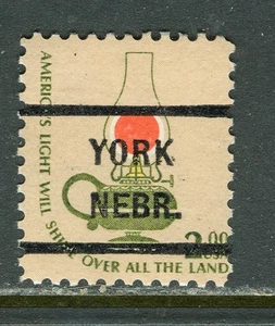 York NE 232 precancel on $2.00 Americana issue, Scott 1611, last one - Picture 1 of 1