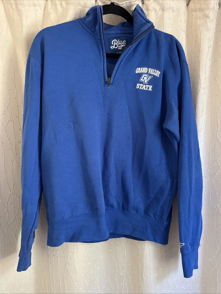 Толстовка с воротником на молнии GVSU Lakers 1/4 размер XS синий цвет - Изображение 1 из 3