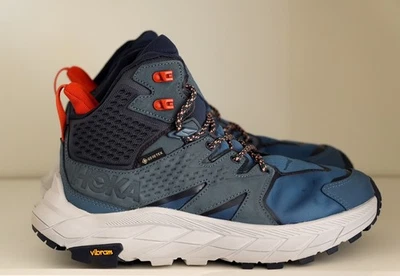 Hoka One Anacapa Mid GTX Gore-Tex Teal Blue Womens Hiking Shoes Boots 6.5 B - Image 1 of 4