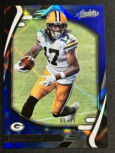 Panini Absolute 2021 - Davante Adams #59 Blue Diamonds/99 - Imagen 1 de 2