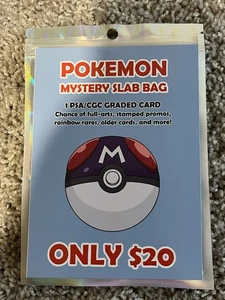 Pokemon PSA/CGC Premium Mystery Graded Slab Bag - Picture 1 of 1