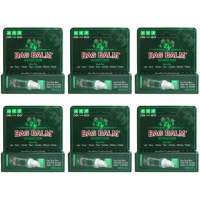 6 Pack Bag Balm On The go Ointment Tube Ultimate Skin Solution 0.25oz Each - Image 1 of 4