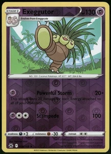 Holograma inverso Exeggutor 058/159 raro corona Zenith - Imagen 1 de 2